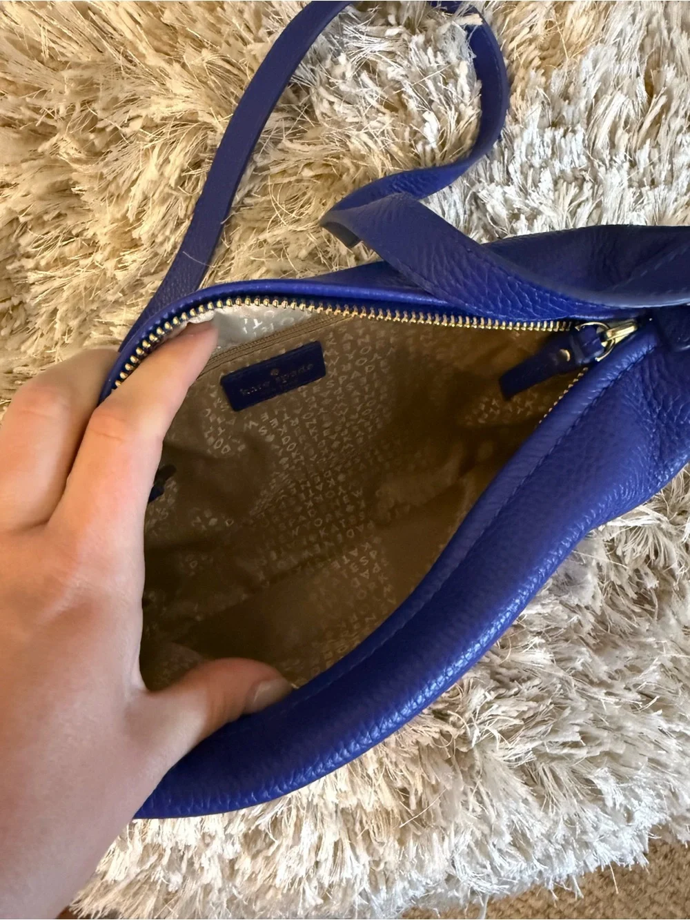 RARE NWT Kate Spade New York Grant Park Starla Pebbled Leather Crossbody Bag